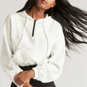 Strut This Cycle Bar Reign Half Zip Cropped Hoodie S